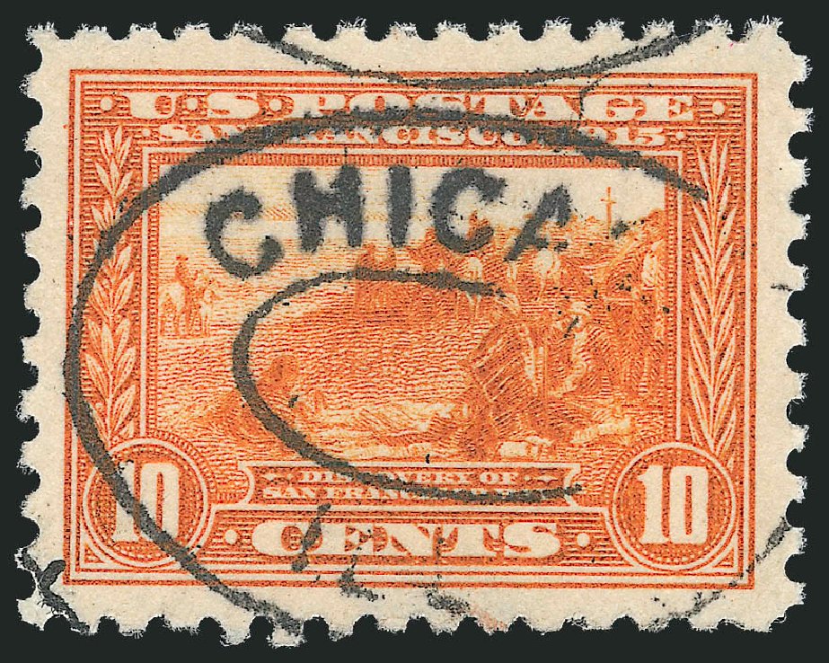 US Stamps Price Scott # 404 - 10c 1915 Panama-Pacific Exposition. Robert Siegel Auction Galleries, Oct 2012, Sale 1032, Lot 3510