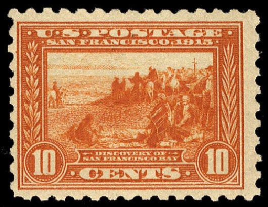 Cost of US Stamp Scott 404: 10c 1915 Panama-Pacific Exposition. Cherrystone Auctions, Nov 2009, Sale 200911, Lot 3121