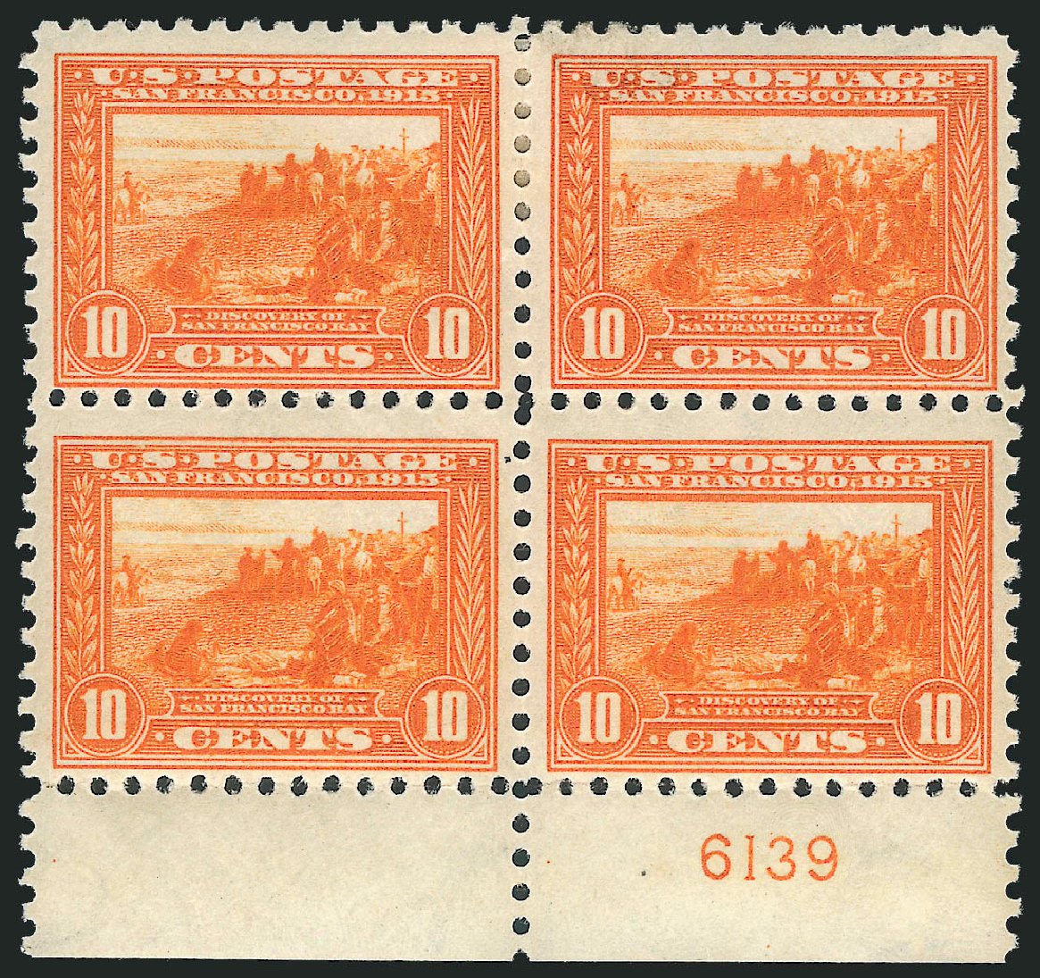 Values of US Stamp Scott Catalogue 404: 10c 1915 Panama-Pacific Exposition. Robert Siegel Auction Galleries, Mar 2011, Sale 1007, Lot 2701