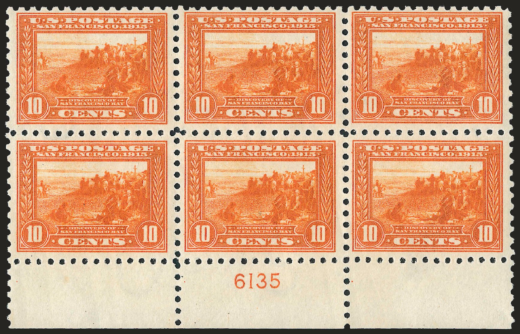 US Stamps Prices Scott # 404 - 1915 10c Panama-Pacific Exposition. Robert Siegel Auction Galleries, Apr 2009, Sale 971, Lot 1811