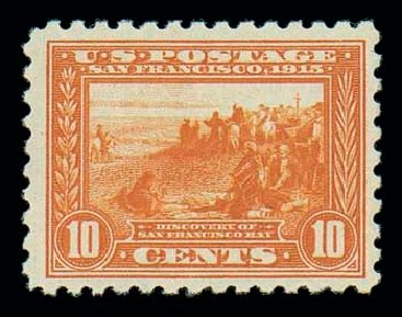 US Stamps Prices Scott Catalog #404: 10c 1915 Panama-Pacific Exposition. Matthew Bennett International, Dec 2007, Sale 325, Lot 2044