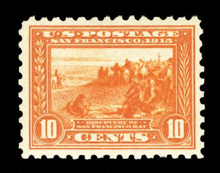 US Stamps Value Scott # 404 - 10c 1915 Panama-Pacific Exposition. Cherrystone Auctions, Jul 2013, Sale 201307, Lot 134