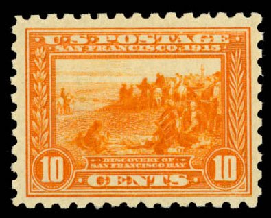 Price of US Stamps Scott Catalog # 404: 10c 1915 Panama-Pacific Exposition. Daniel Kelleher Auctions, Sep 2014, Sale 655, Lot 474