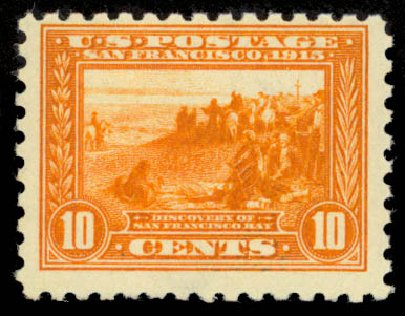 US Stamp Price Scott #404 - 10c 1915 Panama-Pacific Exposition. Daniel Kelleher Auctions, May 2015, Sale 669, Lot 2984