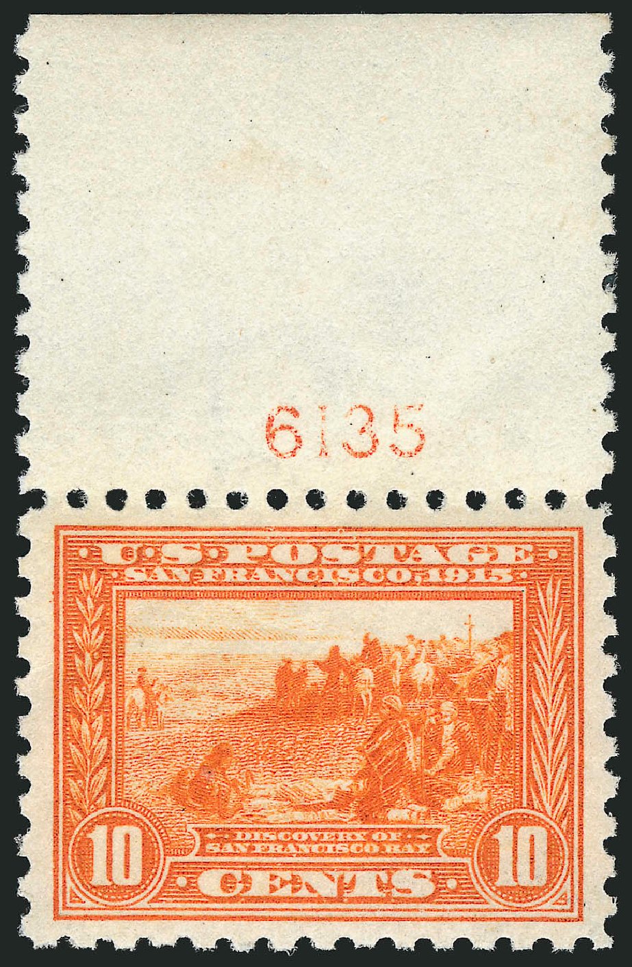US Stamp Value Scott Cat. #404 - 10c 1915 Panama-Pacific Exposition. Robert Siegel Auction Galleries, Sep 2014, Sale 1078, Lot 504
