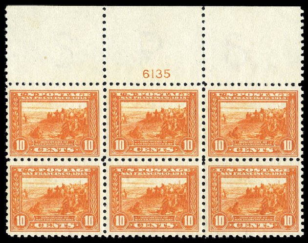 Costs of US Stamps Scott Catalogue # 404 - 1915 10c Panama-Pacific Exposition. Matthew Bennett International, Sep 2012, Sale 345, Lot 345