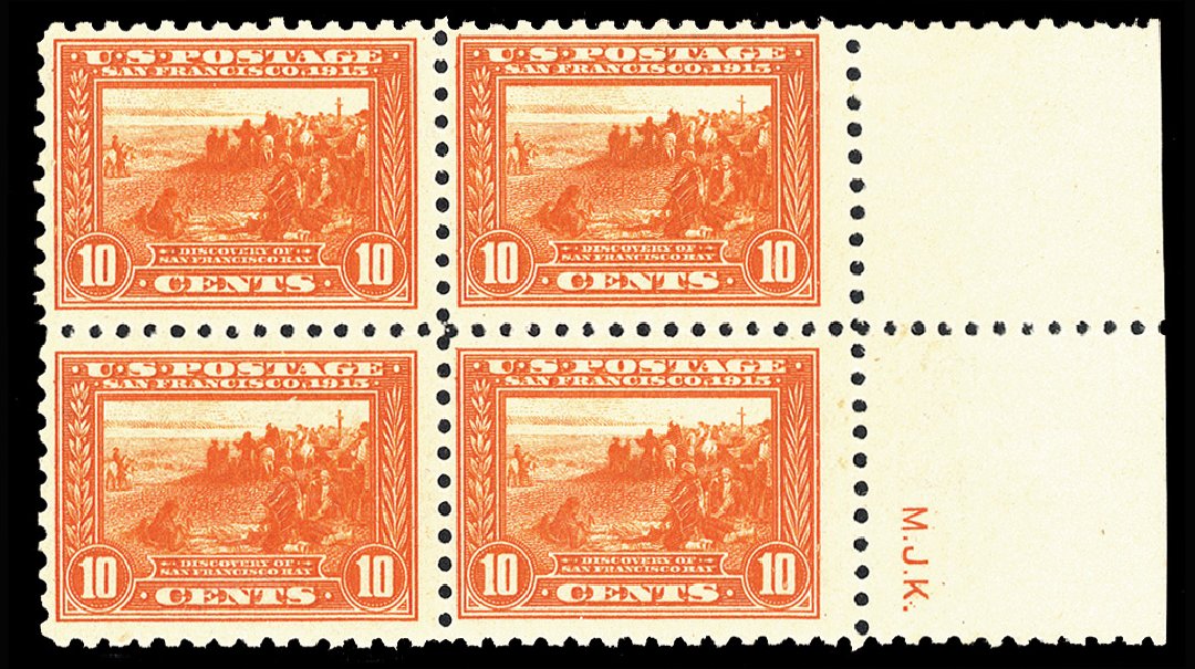 Prices of US Stamps Scott Catalog #404 - 10c 1915 Panama-Pacific Exposition. Cherrystone Auctions, Apr 2014, Sale 201404, Lot 85