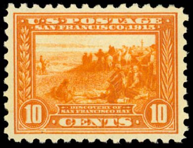 Costs of US Stamp Scott Catalog # 404: 10c 1915 Panama-Pacific Exposition. Daniel Kelleher Auctions, Sep 2014, Sale 655, Lot 475