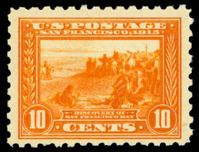 Price of US Stamp Scott Catalog #404: 10c 1915 Panama-Pacific Exposition. Daniel Kelleher Auctions, Dec 2014, Sale 661, Lot 335