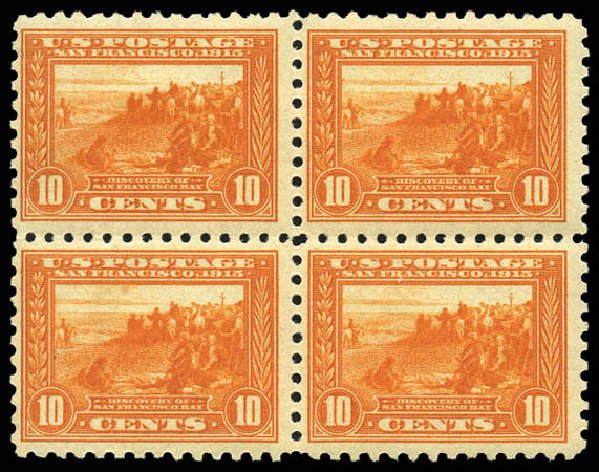 Costs of US Stamp Scott Catalogue #404: 10c 1915 Panama-Pacific Exposition. Matthew Bennett International, Mar 2011, Sale 337, Lot 2882