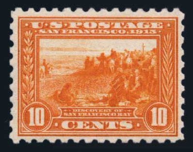 Prices of US Stamp Scott Catalog 404 - 10c 1915 Panama-Pacific Exposition. Harmer-Schau Auction Galleries, Aug 2014, Sale 102, Lot 2012