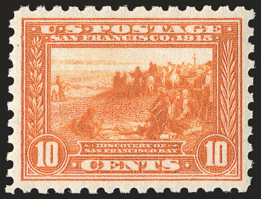 Cost of US Stamp Scott Catalog 404: 1915 10c Panama-Pacific Exposition. Robert Siegel Auction Galleries, Apr 2009, Sale 972, Lot 3322