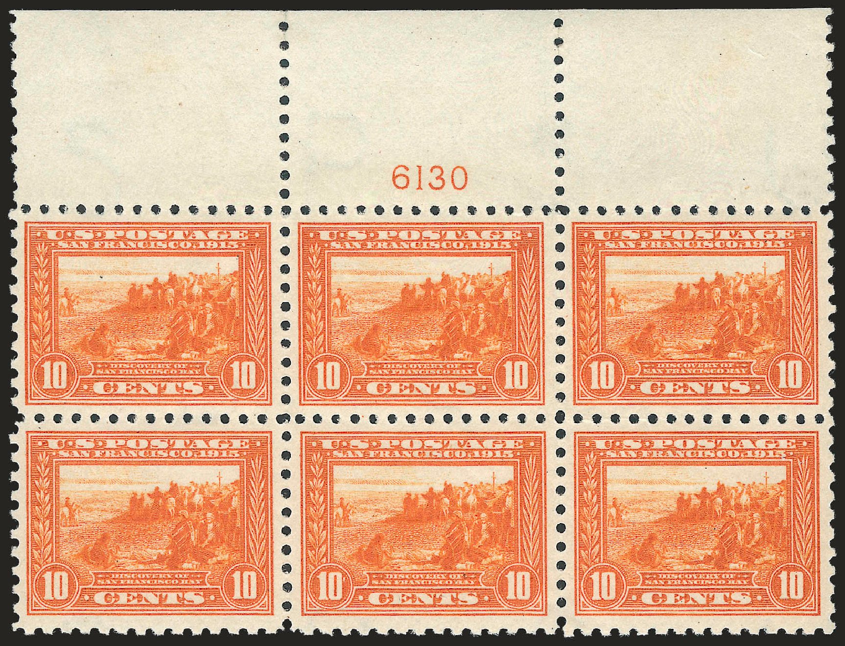 US Stamps Values Scott Catalogue # 404 - 10c 1915 Panama-Pacific Exposition. Robert Siegel Auction Galleries, Sep 2009, Sale 976, Lot 2002