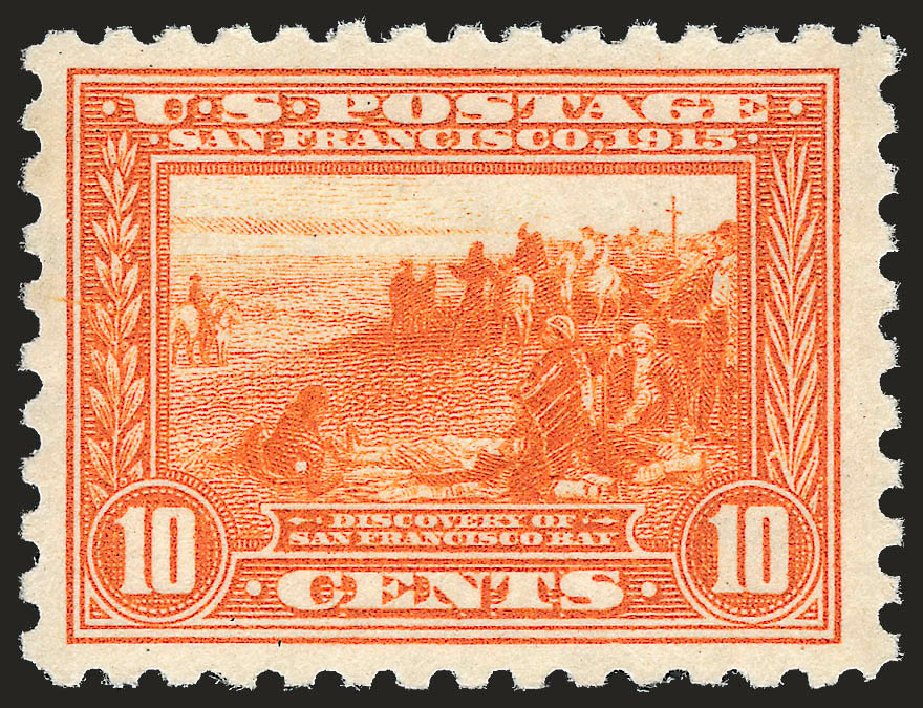 US Stamps Value Scott Catalog #404 - 1915 10c Panama-Pacific Exposition. Robert Siegel Auction Galleries, Apr 2010, Sale 984, Lot 862