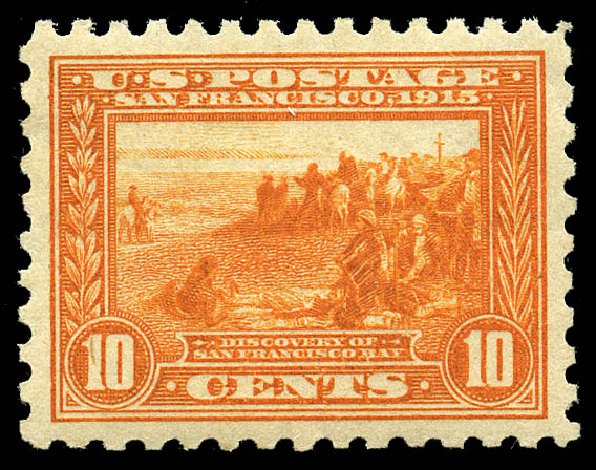 US Stamps Price Scott Cat. # 404: 1915 10c Panama-Pacific Exposition. Matthew Bennett International, May 2014, Sale 350, Lot 563