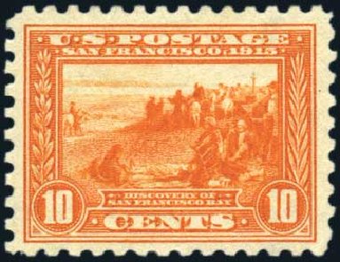 US Stamp Prices Scott 404 - 1915 10c Panama-Pacific Exposition. Harmer-Schau Auction Galleries, Oct 2009, Sale 83, Lot 433