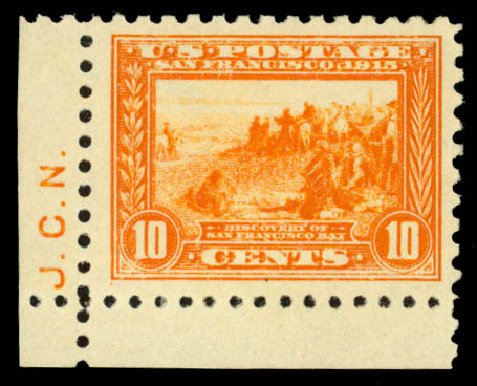 Prices of US Stamp Scott Catalog #404 - 10c 1915 Panama-Pacific Exposition. Daniel Kelleher Auctions, Dec 2013, Sale 640, Lot 363