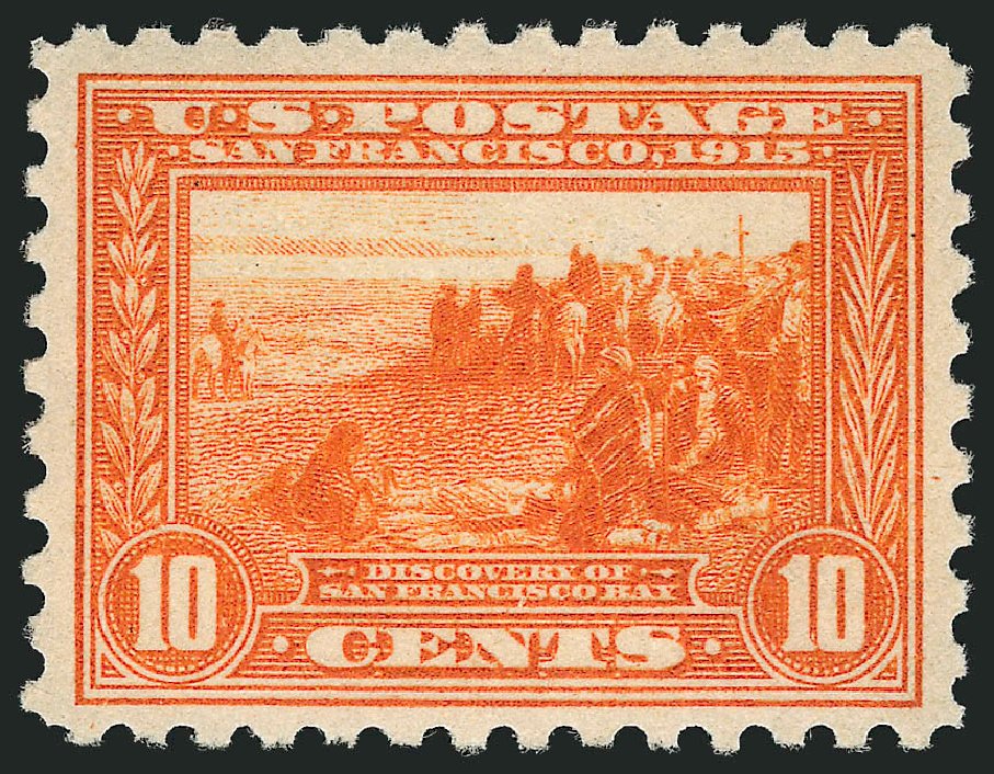 US Stamp Values Scott Cat. 404 - 1915 10c Panama-Pacific Exposition. Robert Siegel Auction Galleries, Mar 2014, Sale 1067, Lot 1493