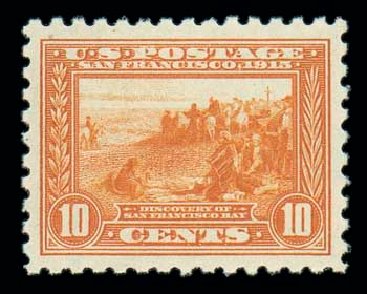 Costs of US Stamp Scott #404 - 10c 1915 Panama-Pacific Exposition. Matthew Bennett International, Oct 2007, Sale 322, Lot 2206