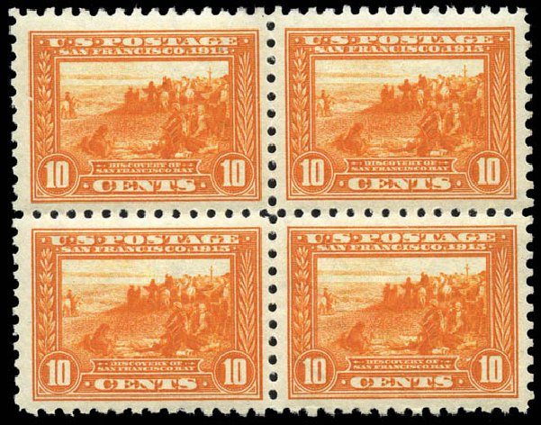 Cost of US Stamps Scott # 404: 1915 10c Panama-Pacific Exposition. Matthew Bennett International, Mar 2011, Sale 336, Lot 1296
