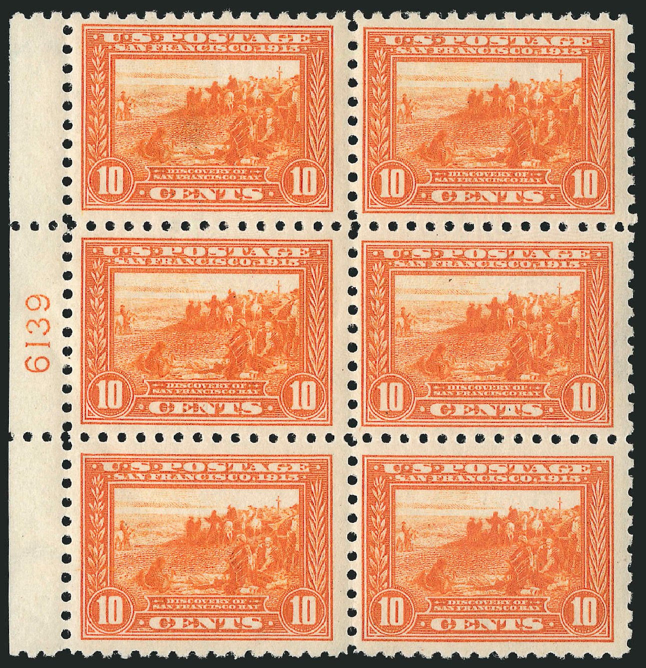 US Stamps Values Scott Cat. #404: 10c 1915 Panama-Pacific Exposition. Robert Siegel Auction Galleries, Apr 2015, Sale 1096, Lot 656
