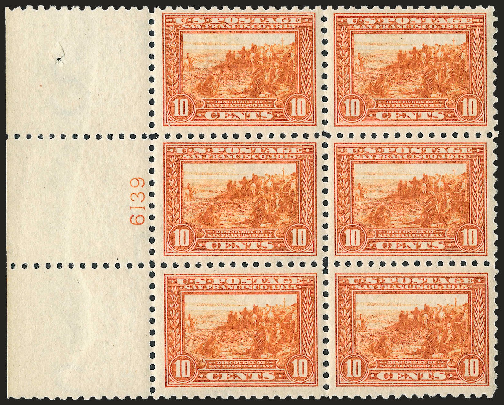 Costs of US Stamps Scott Cat. 404 - 10c 1915 Panama-Pacific Exposition. Robert Siegel Auction Galleries, Apr 2009, Sale 971, Lot 1816