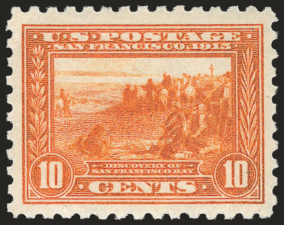 US Stamps Value Scott Cat. # 404: 1915 10c Panama-Pacific Exposition. Robert Siegel Auction Galleries, Jun 2009, Sale 975, Lot 1816