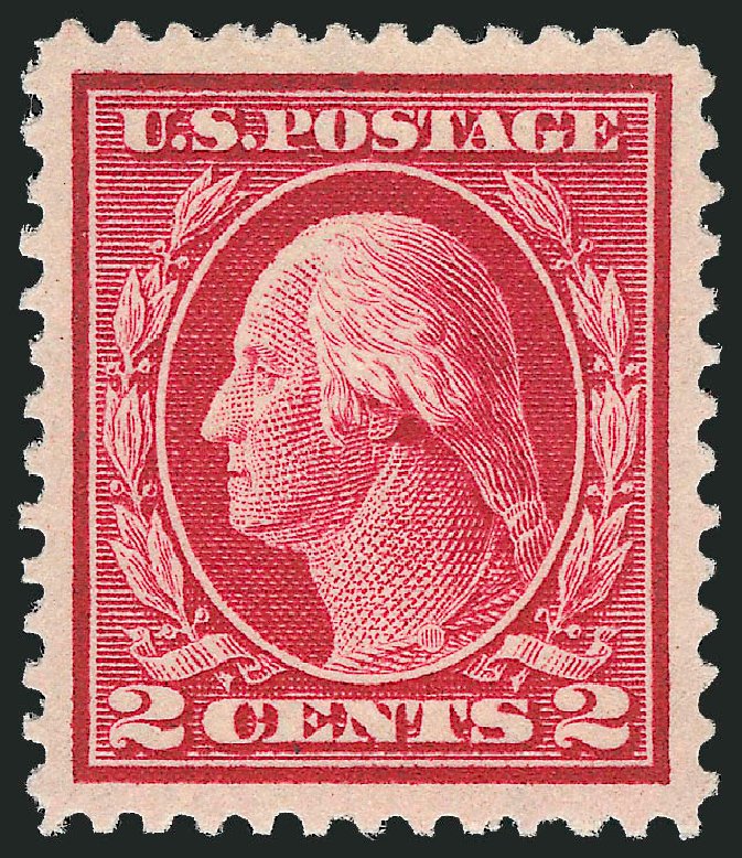 Costs of US Stamps Scott #406 - 1912 2c Washington Perf 12. Robert Siegel Auction Galleries, Jun 2009, Sale 975, Lot 1823