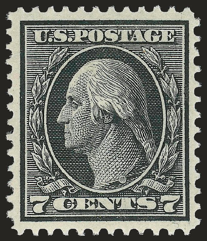 US Stamps Prices Scott Catalogue #407 - 1914 7c Washington Perf 12. Robert Siegel Auction Galleries, Jun 2009, Sale 975, Lot 1824