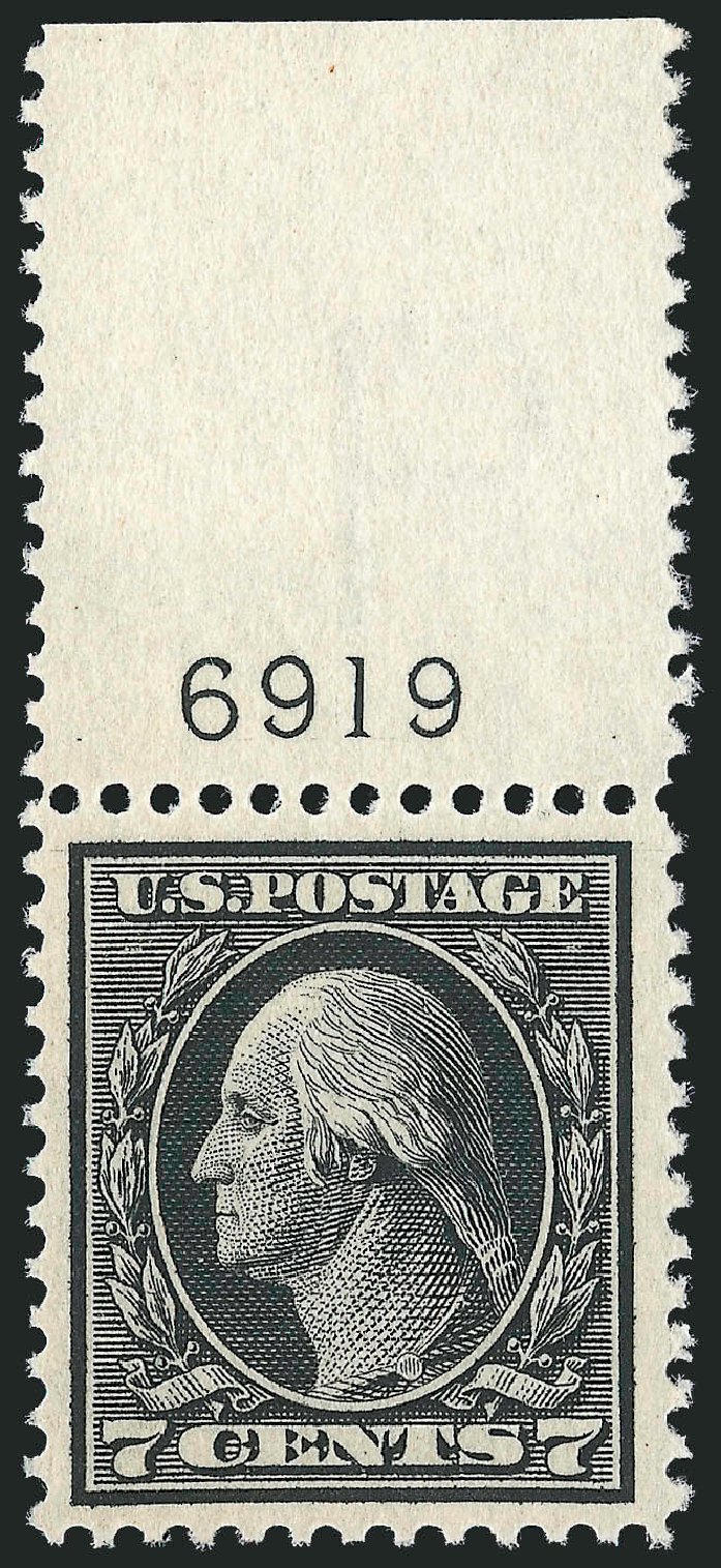 Price of US Stamps Scott # 407 - 1914 7c Washington Perf 12. Robert Siegel Auction Galleries, Jun 2011, Sale 1011, Lot 722