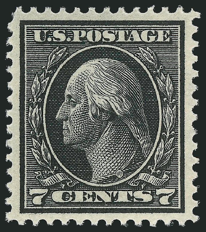 US Stamps Price Scott Catalog #407 - 7c 1914 Washington Perf 12. Robert Siegel Auction Galleries, Nov 2012, Sale 1034, Lot 383