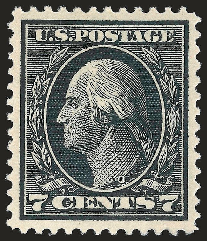 US Stamp Prices Scott Catalog #407: 1914 7c Washington Perf 12. Robert Siegel Auction Galleries, Apr 2010, Sale 984, Lot 863