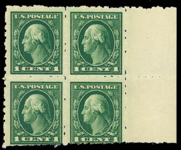 Prices of US Stamps Scott # 408: 1c 1912 Washington Imperf. Daniel Kelleher Auctions, May 2014, Sale 652, Lot 612