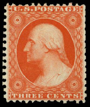 Costs of US Stamp Scott Catalogue # 41: 3c 1875 Washington Reprint. Daniel Kelleher Auctions, Mar 2014, Sale 650, Lot 2518