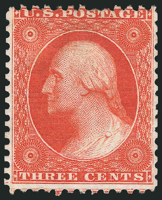 Values of US Stamps Scott Catalog 41 - 3c 1875 Washington Reprint. Robert Siegel Auction Galleries, Oct 2010, Sale 997, Lot 5299