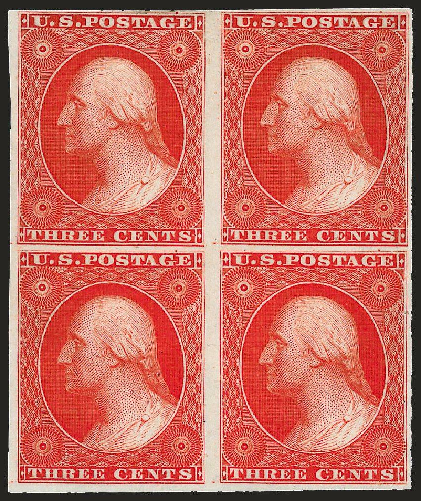 US Stamp Prices Scott # 41: 3c 1875 Washington Reprint. Robert Siegel Auction Galleries, Dec 2008, Sale 964, Lot 75
