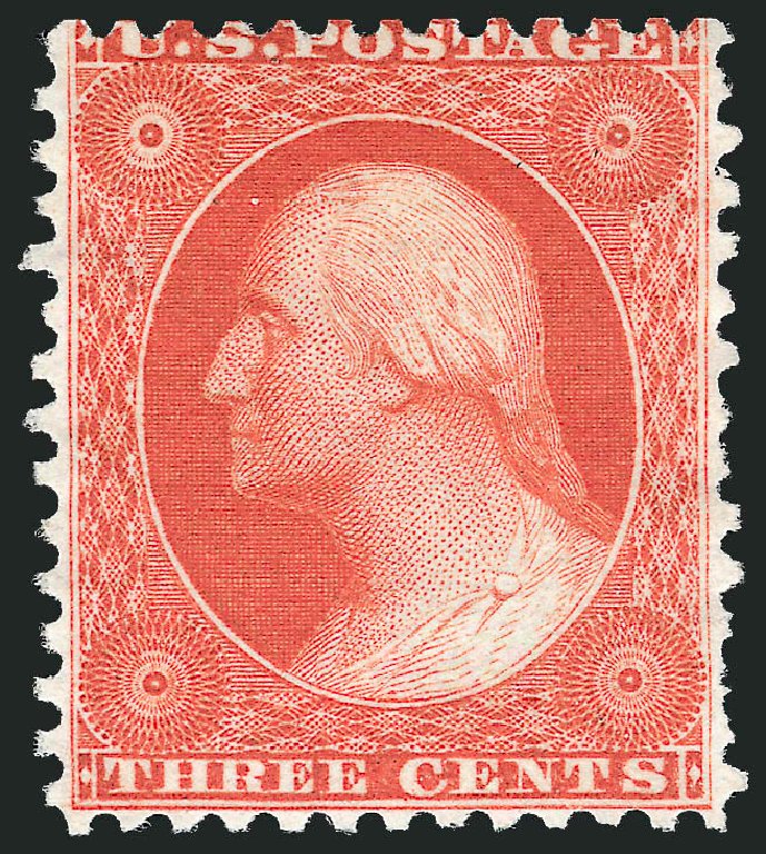 Prices of US Stamps Scott Catalogue 41: 3c 1875 Washington Reprint. Robert Siegel Auction Galleries, Jun 2009, Sale 975, Lot 1235