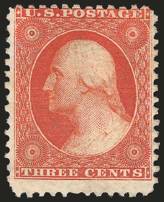 Price of US Stamp Scott Cat. 41 - 3c 1875 Washington Reprint. Robert Siegel Auction Galleries, Sep 2009, Sale 976, Lot 1285