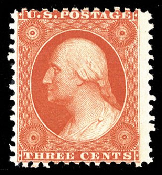 Cost of US Stamp Scott # 41: 3c 1875 Washington Reprint. Cherrystone Auctions, Sep 2010, Sale 201009, Lot 22