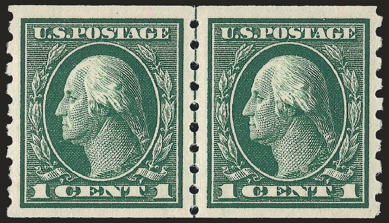 US Stamp Prices Scott Catalogue #412: 1c 1912 Washington Coil. Robert Siegel Auction Galleries, Jun 2009, Sale 975, Lot 1827