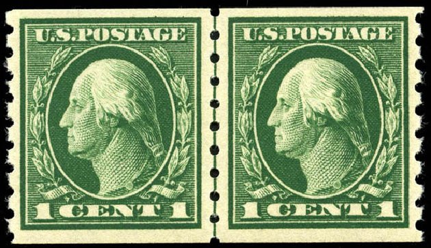 US Stamp Prices Scott Catalog #412: 1912 1c Washington Coil. Matthew Bennett International, Jun 2008, Sale 328, Lot 948