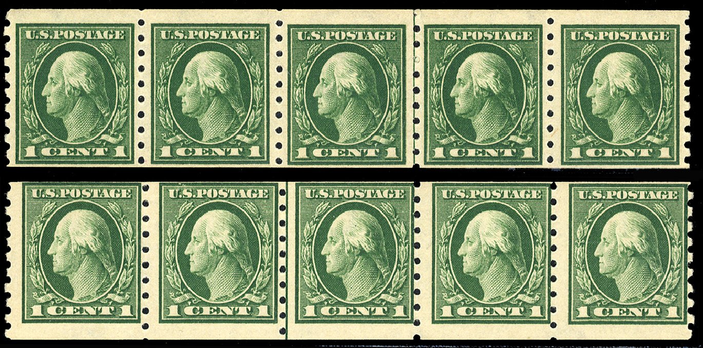 Cost of US Stamp Scott #412 - 1c 1912 Washington Coil. Cherrystone Auctions, Mar 2014, Sale 201403, Lot 51
