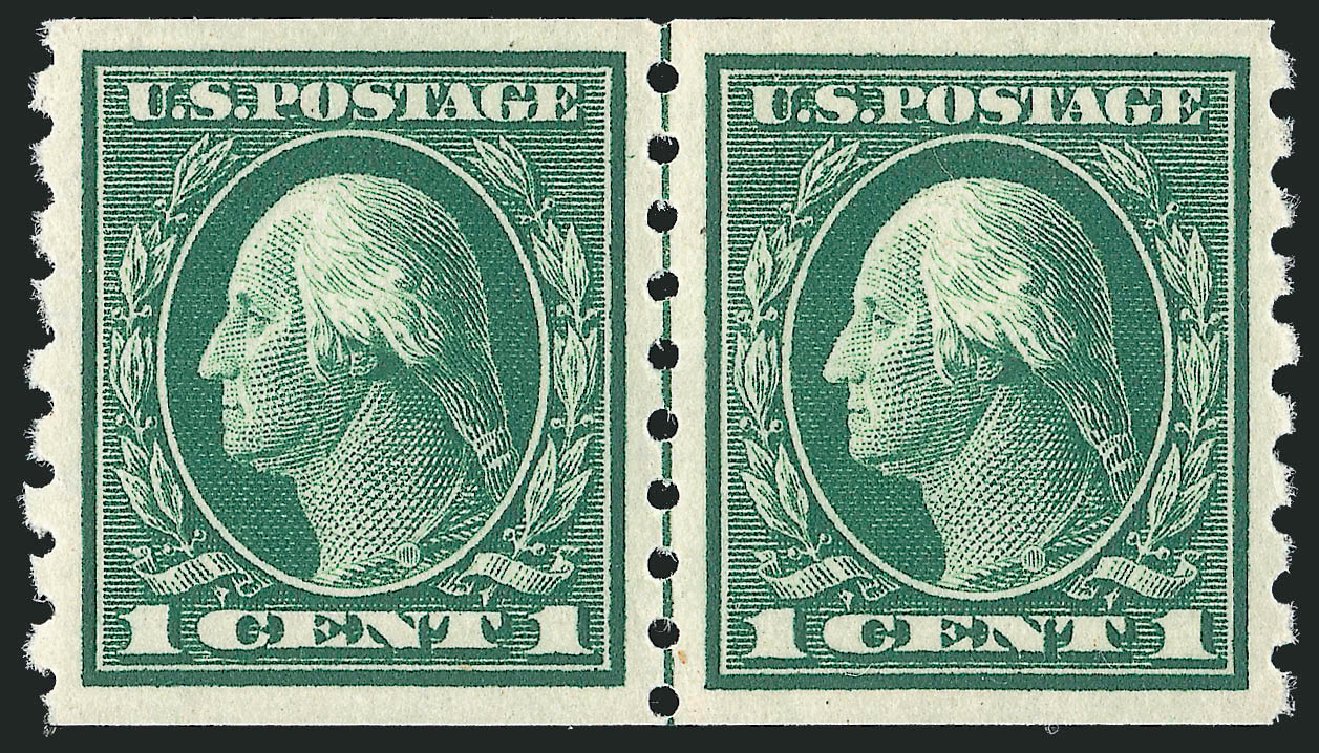 Prices of US Stamps Scott Catalog # 412: 1c 1912 Washington Coil. Robert Siegel Auction Galleries, Nov 2013, Sale 1061, Lot 3901