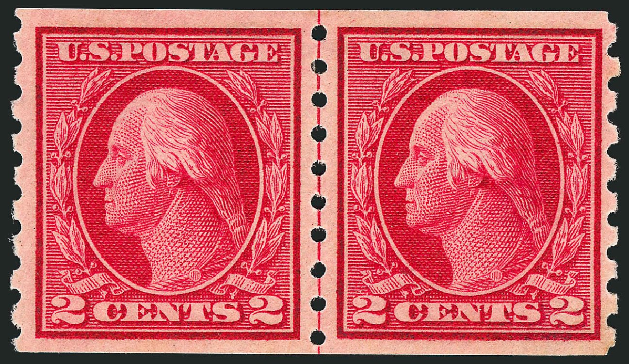 Prices of US Stamps Scott # 413: 1912 2c Washington Coil. Robert Siegel Auction Galleries, Oct 2008, Sale 963, Lot 978