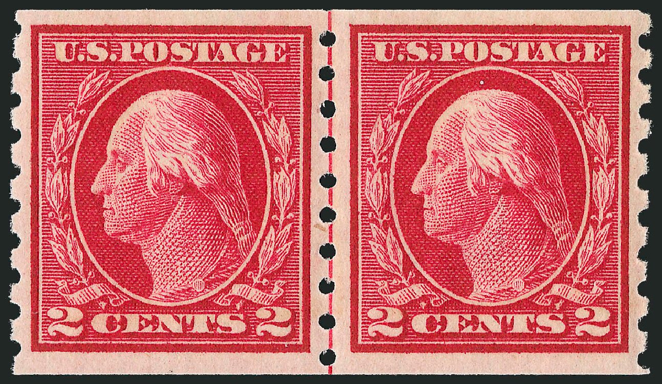 US Stamp Values Scott Cat. 413: 2c 1912 Washington Coil. Robert Siegel Auction Galleries, Oct 2011, Sale 1013, Lot 416