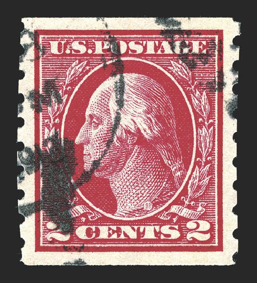 Costs of US Stamp Scott # 413 - 2c 1912 Washington Coil. Spink Shreves Galleries, Mar 2013, Sale 142, Lot 356