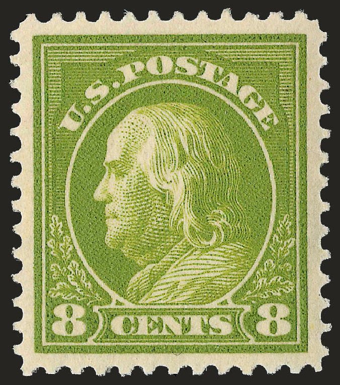 Value of US Stamp Scott Catalog 414 - 8c 1912 Franklin Perf 12. Robert Siegel Auction Galleries, Jun 2009, Sale 975, Lot 1829