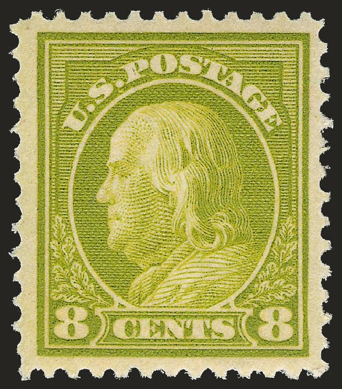 Price of US Stamp Scott Catalog #414: 1912 8c Franklin Perf 12. Robert Siegel Auction Galleries, Jun 2009, Sale 975, Lot 1831