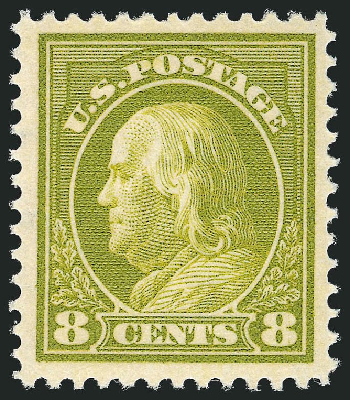Prices of US Stamps Scott Catalog #414 - 8c 1912 Franklin Perf 12. Robert Siegel Auction Galleries, Sep 2009, Sale 976, Lot 2006