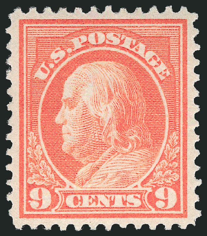 US Stamps Prices Scott Catalogue # 415: 1914 9c Franklin Perf 12. Robert Siegel Auction Galleries, Jun 2009, Sale 975, Lot 1833